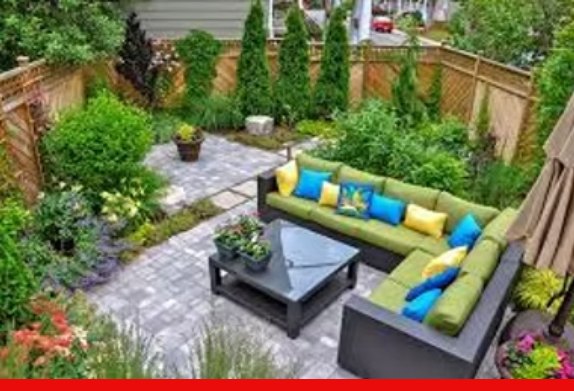 Finished landscape project